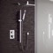 Thermostatic Rain Shower System with Handheld, Rain Shower Head, Shower Faucet Set